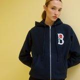 Rosedale Zip-Hoodie | Navy
