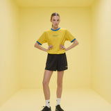 Plaza Ringer T-shirt | Yellow