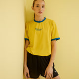 Plaza Ringer T-shirt | Yellow