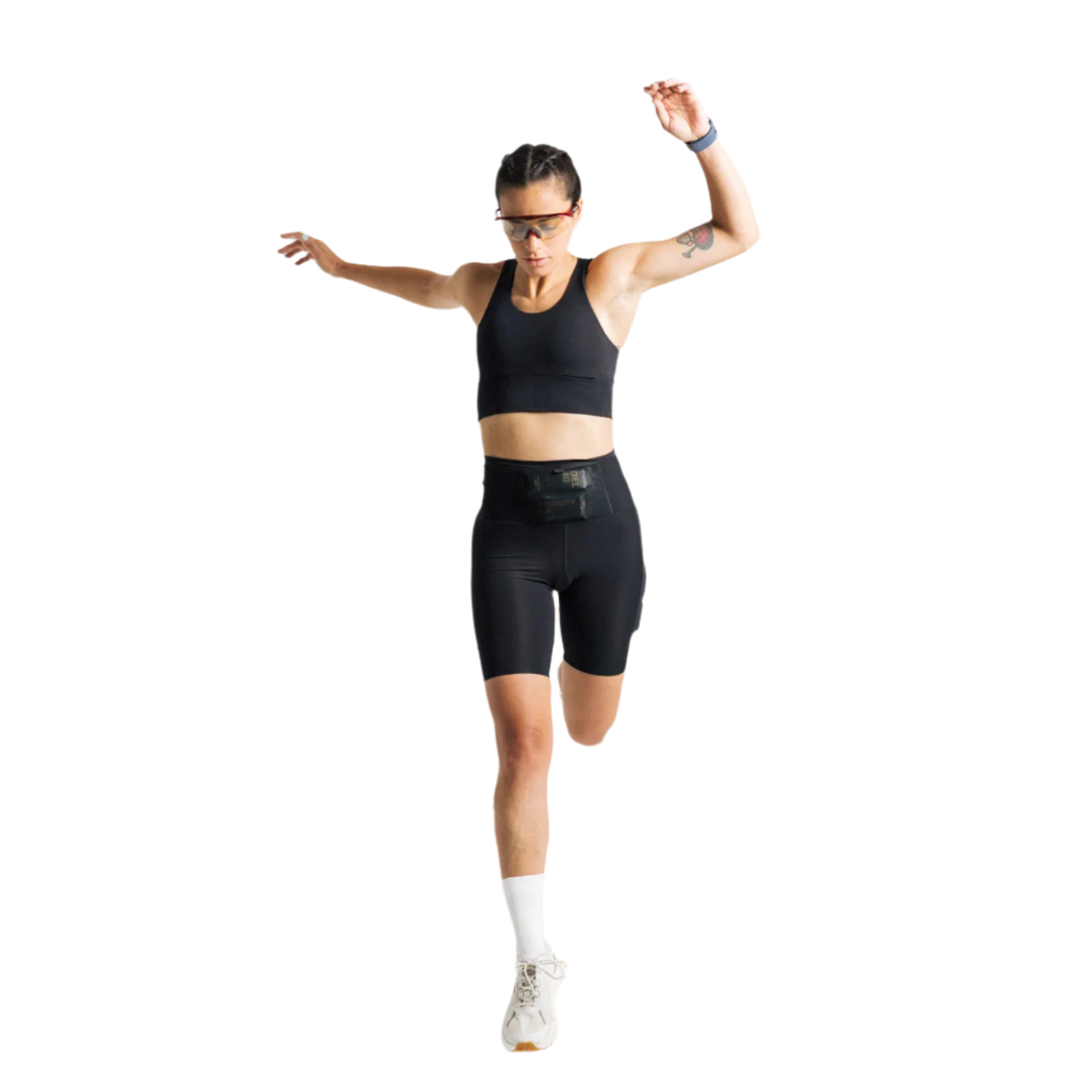 CEP Chaussettes de Compression Femme - Ultralight Short - black/light grey CEP Chaussettes de Compression Femme - Ultralight Short - black/light grey