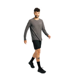 Chandail Manches Longues Performance Merino | Slate Grey