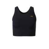 Turnover Crop Top | Black