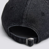 Casquette 6-panel Melrose Washed Denim | Noir