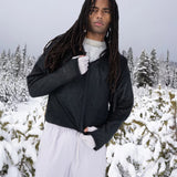 Shag Zip Hoodie | Anthracite