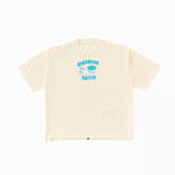 T-Shirt Waffle Big T Tannuki x Faux Mouvement | Cream