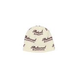 Bonnet Script | Off-White / Burgundy