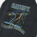 MothTech™ Baseball Tee | Aged Black