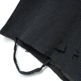 MothTech™ Waffle Singlet | Aged Black