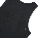 MothTech™ Waffle Singlet | Aged Black