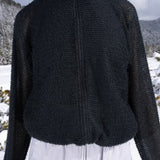 Shag Zip Hoodie | Anthracite
