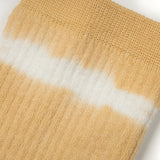 Merino Tube Socks | Yellow tie-dye