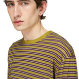 Chandail Striped LS | Mud Gold