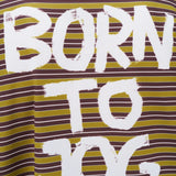 Chandail Striped LS | Mud Gold