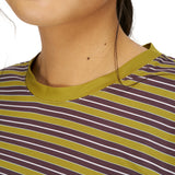 Chandail Striped LS Femme | Mud Gold