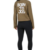 Chandail Striped LS Femme | Mud Gold