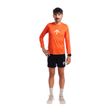 Chandail AROW Lightweight Long Sleeve | Orange & Blanc