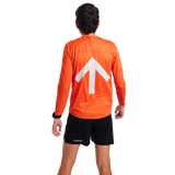 Chandail AROW Lightweight Long Sleeve | Orange & Blanc