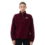 Courcelle 1/4 Zip | Burgundy