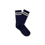 Merino Tube Socks | Navy Ivory