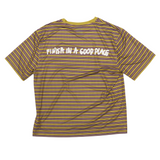 T-Shirt Wavy Striped | Mud Gold