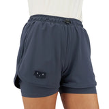 Flow Run Shorts 3" | Blue Grey