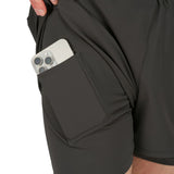 Flow Run Shorts 3" | Dark Grey