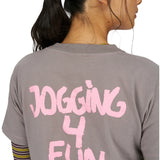 T-Shirt Jogging 4 Fun Tee Femme | Gris