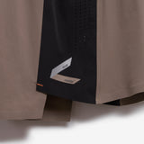 Norda x SOAR Shorts | Black - Deep Taupe