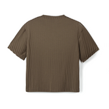 AuraLite™ Pleated T-Shirt Women | Olive