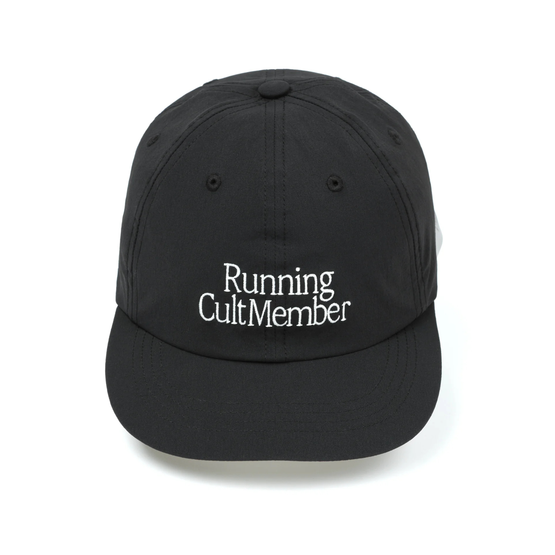 Satisfy Running ブラックキャップ Satisfy | PeaceShell Running Cult Member Black Running Cap – Faux