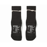 Chaussettes Merino Nylon Tube Socks | Tie-Dye Black
