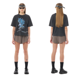 MothTech™ T-Shirt Femme | Aged Black