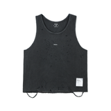 MothTech™ Waffle Singlet | Aged Black