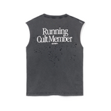 MothTech™ Muscle Tee Tank Top | Aged Black