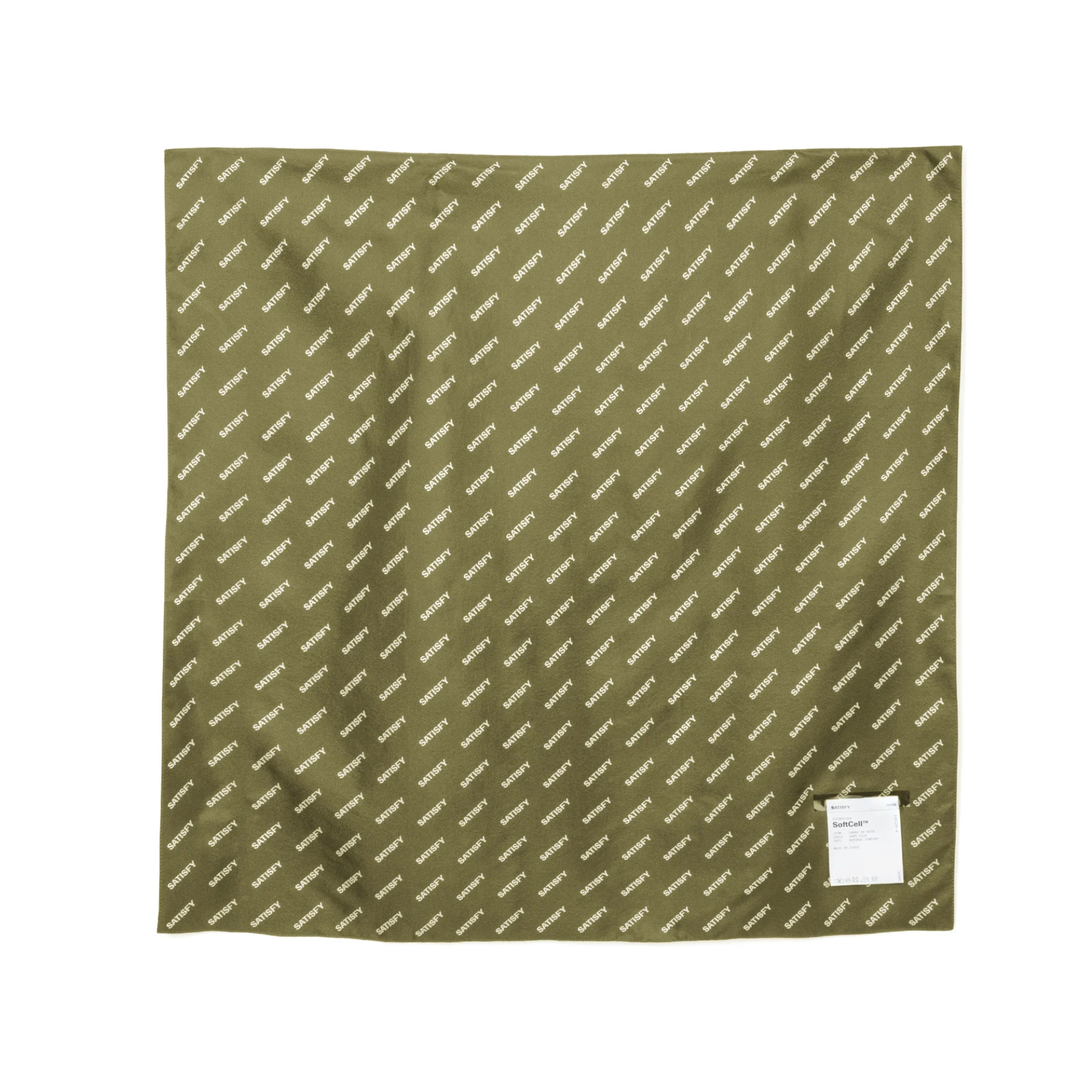 SoftCell™ Bandana Carré de soie | Military Olive
