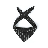 SoftCell™ Bandana Carré de soie | Noir