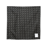 SoftCell™ Bandana Carré de soie | Noir