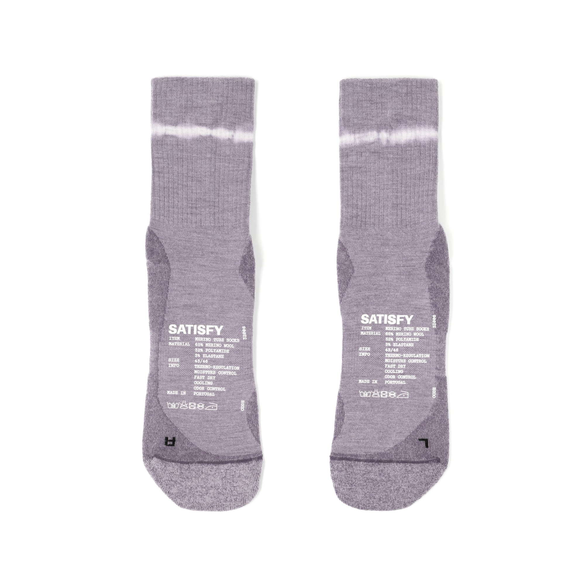 Chaussettes Merino Nylon Tube Socks | Dusk Tie Dye