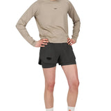 Flow Run Shorts 3" | Dark Grey