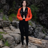 Shag Zip Hoodie | Tangerine Tango