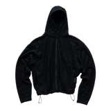 Shag Zip Hoodie | Anthracite