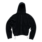 Shag Zip Hoodie | Anthracite