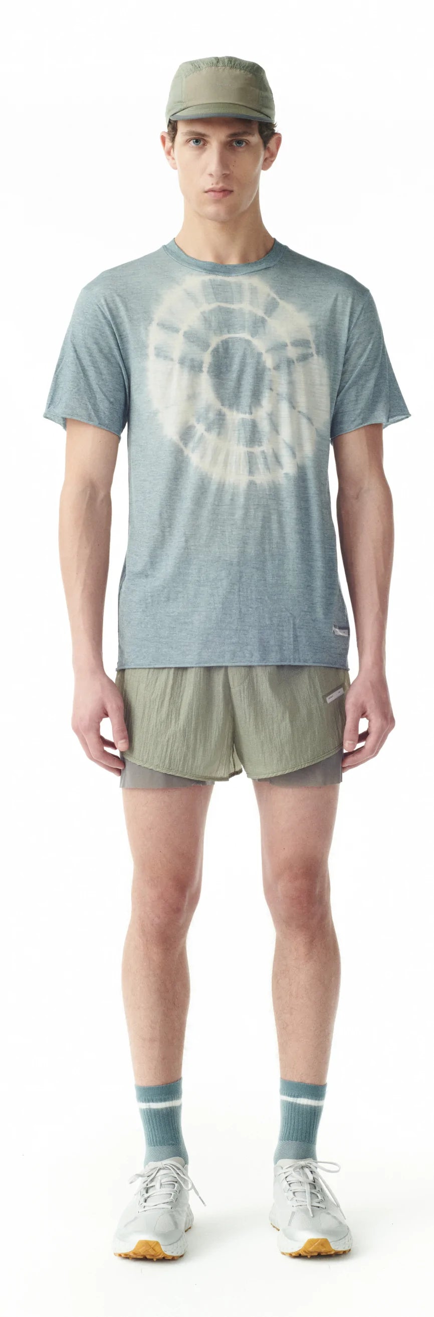 T-Shirt CloudMerino™ | Stone Blue Tie-Dye