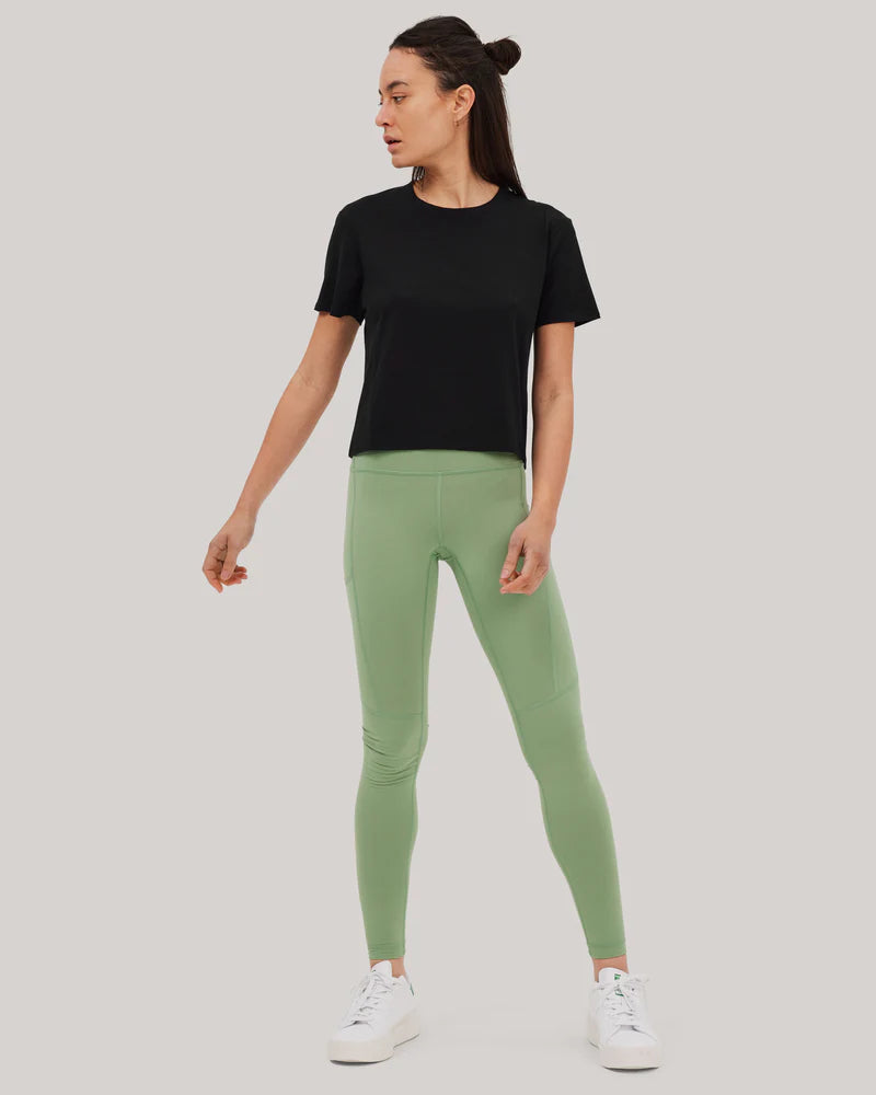 T-Shirt Mérinos Keats Femme | Noir