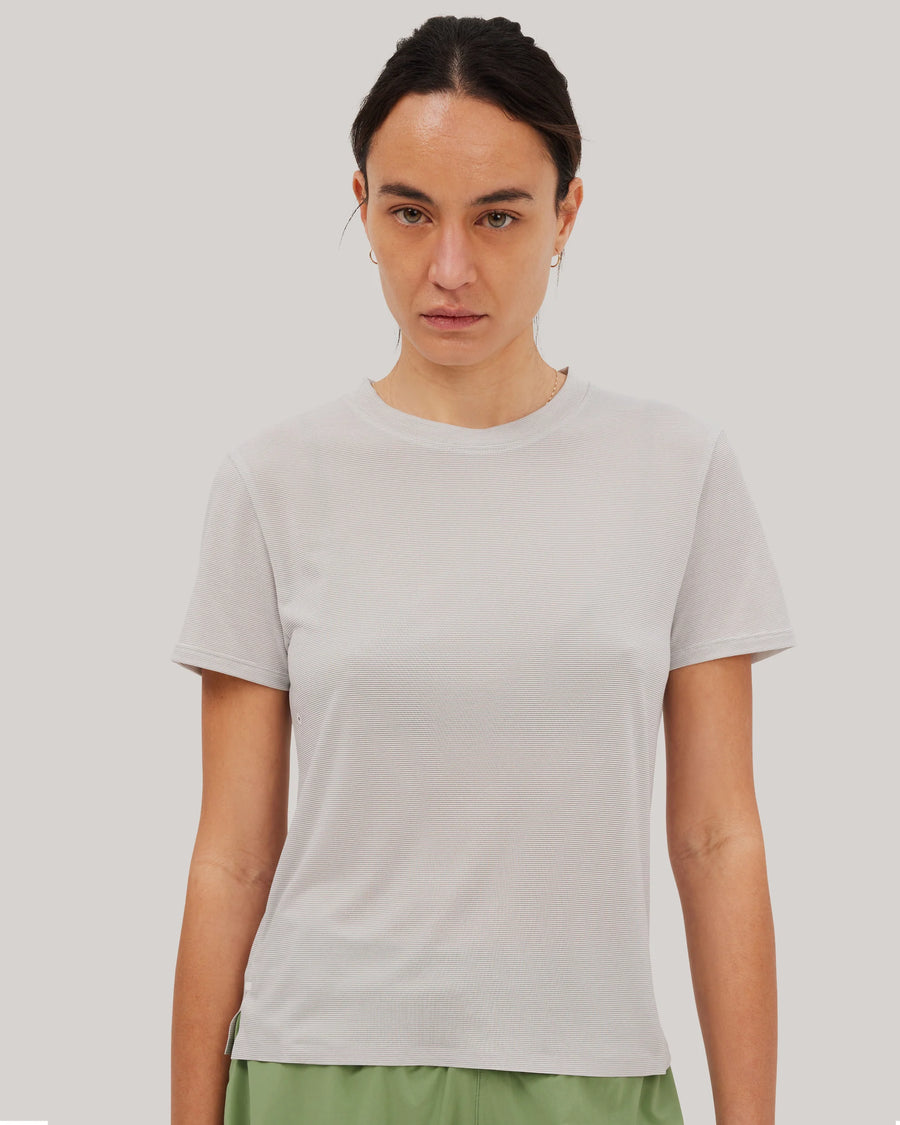 T-Shirt Cortes Polartec Femme | White / Alloy