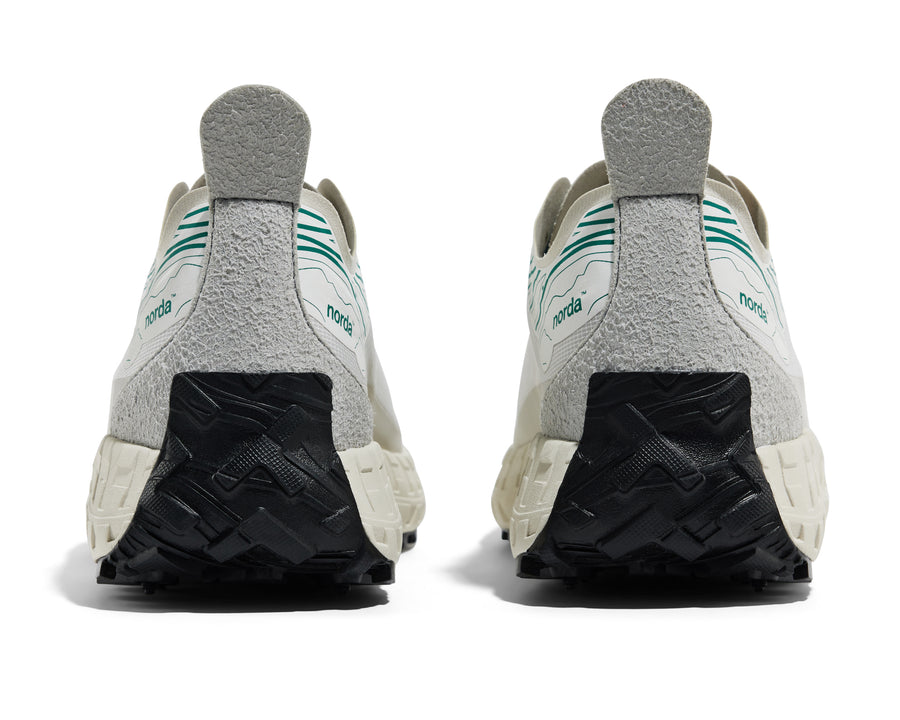 Chaussures de course à pied sans couture norda 001 - Homme | Retro White / Forest