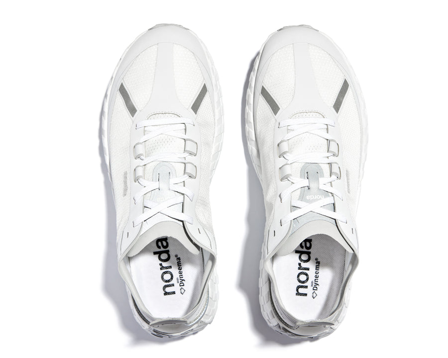Chaussures de course à pied sans couture norda 001 - Homme | Blanc / Gris