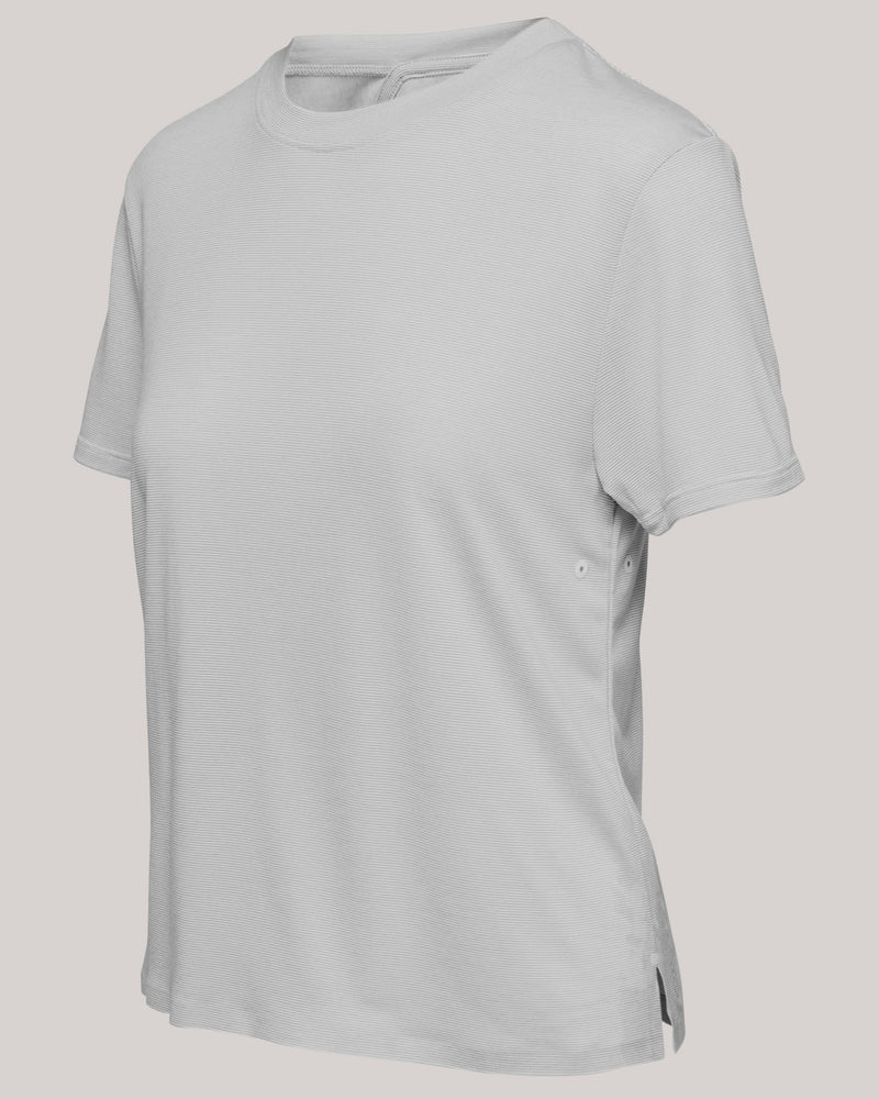 T-Shirt Cortes Polartec Femme | White / Alloy