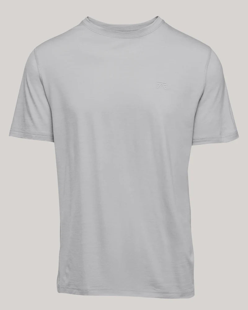 T-Shirt Mérinos Keats Homme | Lavender Grey