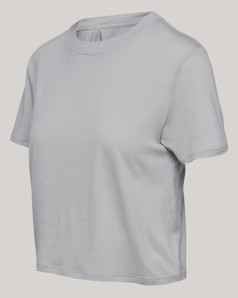 T-Shirt Mérinos Keats Femme | Lavender Grey